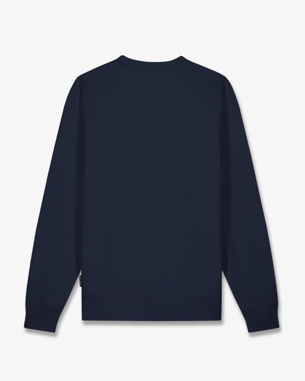 BARON FILOU Embroidered (PULLOVER FILOU 186 OXFORD BLUE) - Schoenen Danneels (Brugge)