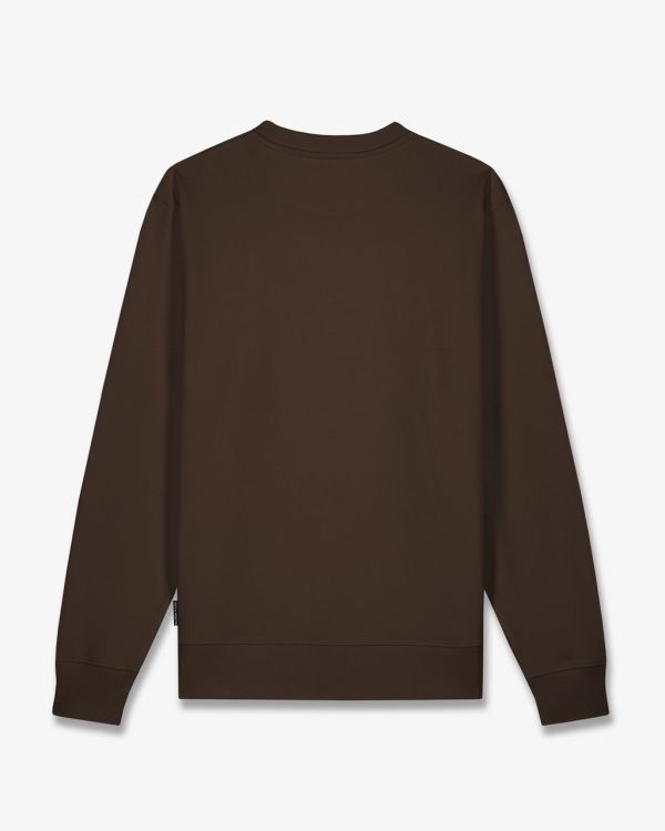 BARON FILOU Embroidered (PULLOVER FILOU 181 CHOCOLATE BROWN) - Schoenen Danneels (Brugge)