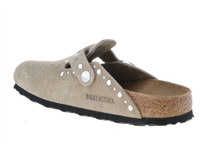 BIRKENSTOCK Fashion That Fits (BOSTON RIVET TAUPE) - Schoenen Danneels (Brugge)