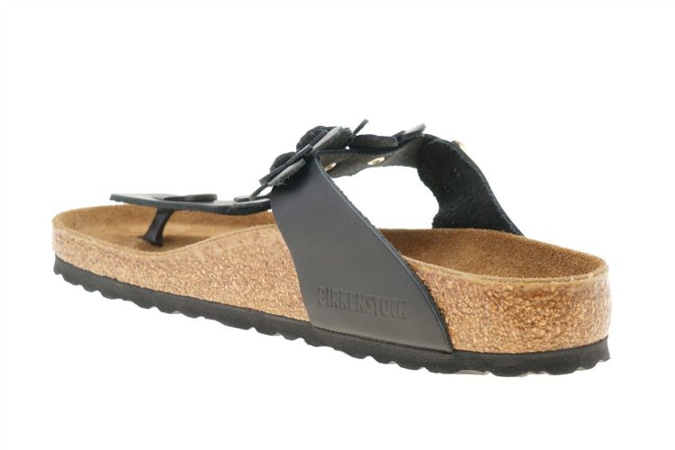 BIRKENSTOCK Fashion That Fits (GIZEH FLOWER BLACK) - Schoenen Danneels (Brugge)