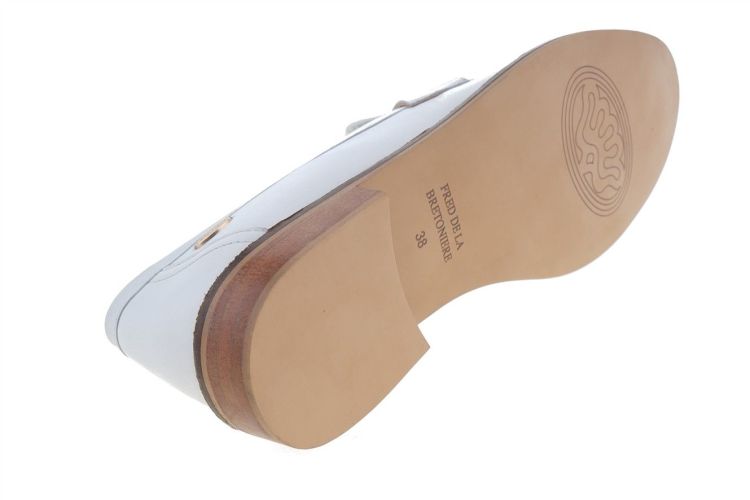 FRED DE LA BRETONIERE Fairy Woven Loafer (FR001200961W WHITE) - Schoenen Danneels (Brugge)
